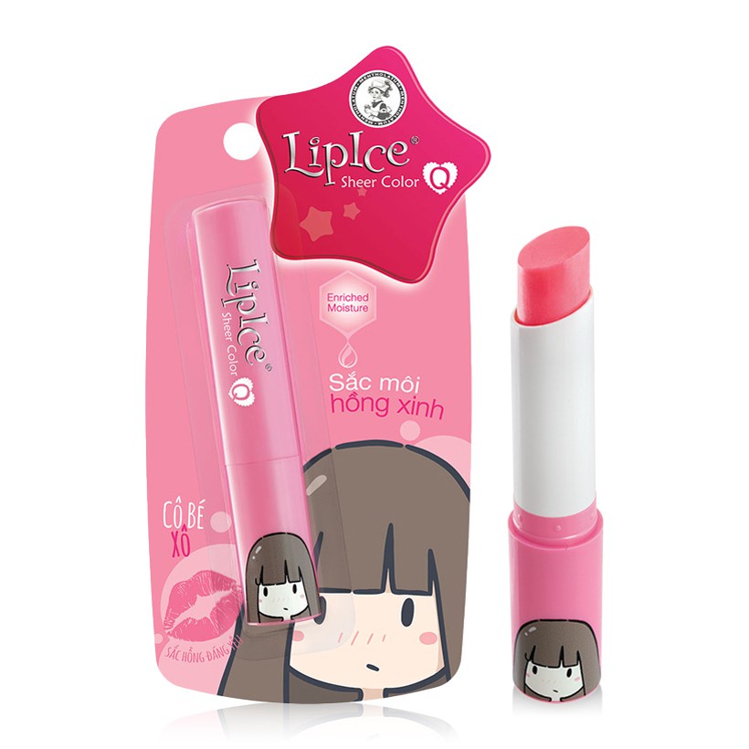 (Thanh lý HSD 6/2023) Son dưỡng Lipice Sheer Color Q 2.4g