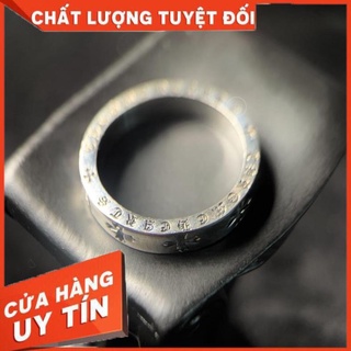 Nhẫn unisex Chrome Heart Forever bạc khối 925 fullbox Chrome Heart Shop - Chrome Heart Store