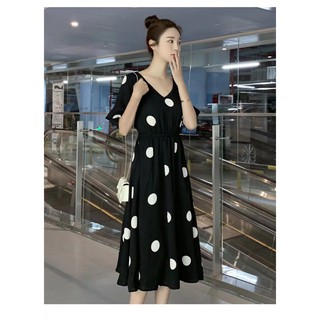 Đầm Bi Nơ Lưng ( Chất voan lụa cao cấp )