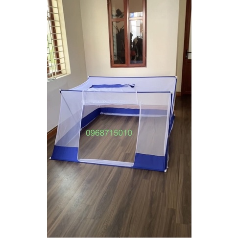 Màn xếp INOX 304 Có Cửa + Viền Vải lụa , hiện đại cải tiến hơn màn thông thường, chống muỗi hiệu quả an toàn
