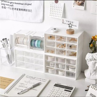 Tủ nhựa decor để bàn 9 ngăn