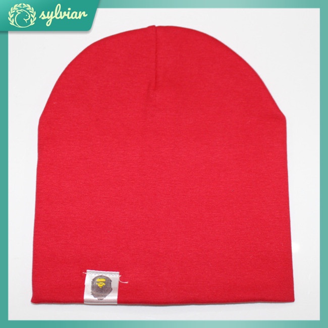 Mũ Beanie Cotton Dệt Kim Kẻ Sọc 3 Tuổi Thời Trang Xuân Thu Cho Bé