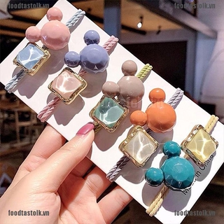 1 dây buộc tóc co dãn đơn giản cho nữ