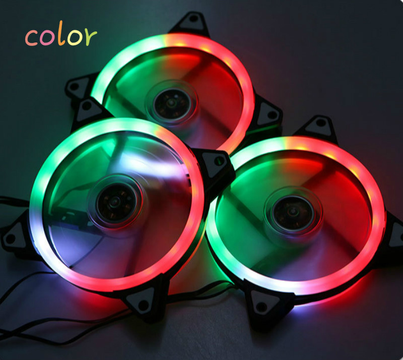 Rgb Led Cooling Fan 12cm Cpu Coolerfor Computer Case Pc Thermaltake Heat Sink Amd Cooler For Pc Murah Pc Cooler