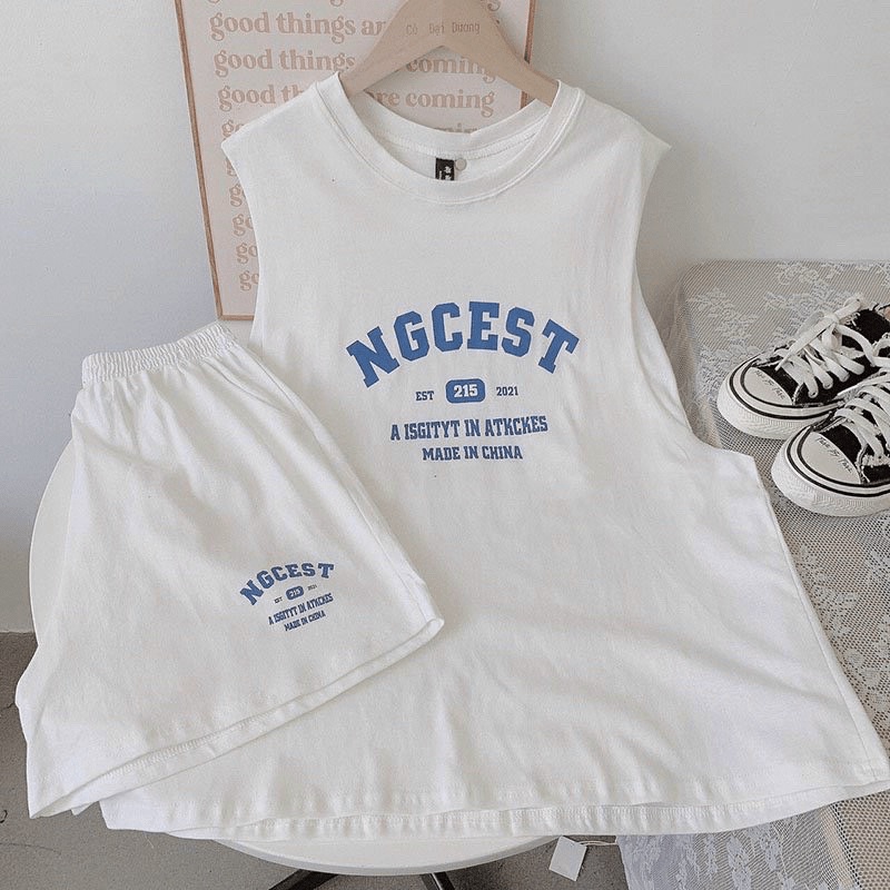 (HÀNG MỚI) SET BỘ NỮ ÁO BA LỖ THỜI TRANG HÈ SIÊU XINH SIÊU TEEN