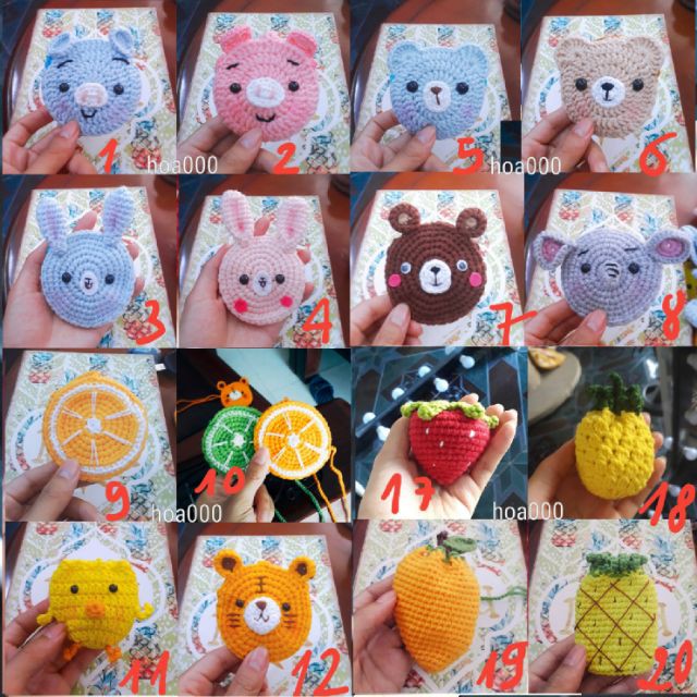 (COMBO 5 CHIẾC)  TÚI ĐỰNG TỎI HANDMADE SIÊU XINH🥰 - TRÁNH VÍA CHO BÉ YÊU