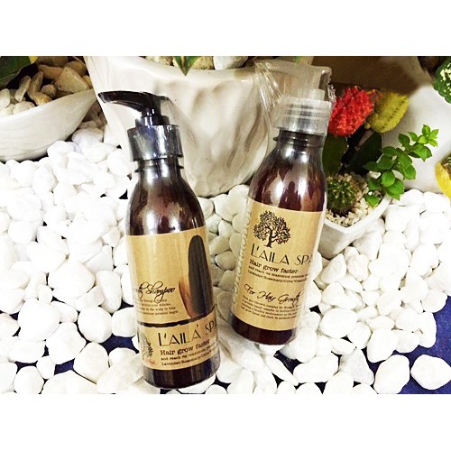 Dầu gội thảo mộc kích thích mọc tóc Laila Spa Hair Grow Faster Shampoo 200ml