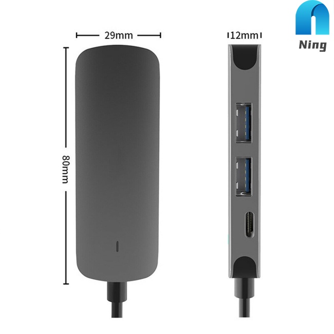 Đầu Chuyển Đổi Cổng Type C Sang Hdmi 4 Trong 1 Chuyên Dụng