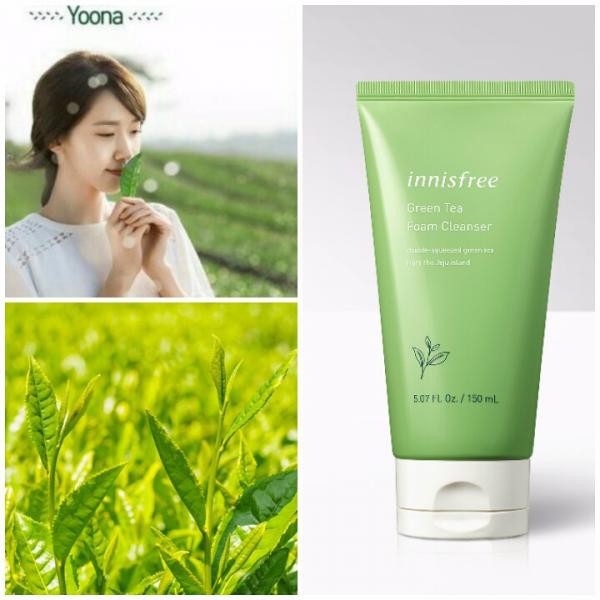 Sữa rửa mặt innisfree trà xanh Green Tea Foam Cleanser 150ml