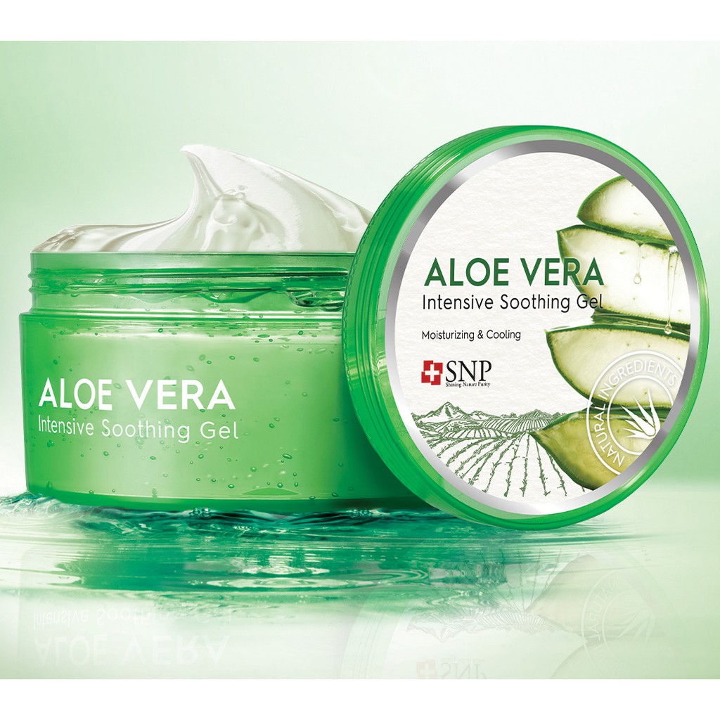 Gel Dưỡng Ẩm Tinh Chất Lô Hội SNP Aloe Vera 97% Soothing