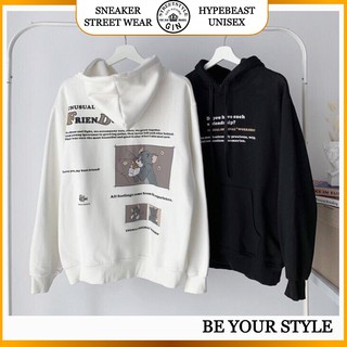 ÁO HOODIE NỈ HOẠT HÌNH - GIN STORE