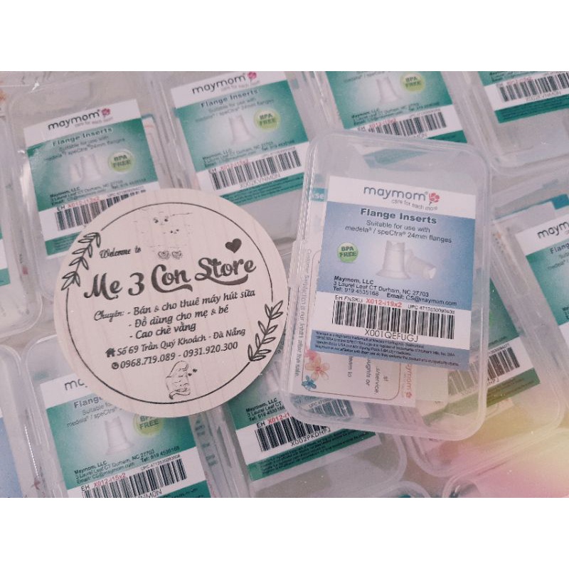 (CHÍNH HÃNG)(GIÁ GỐC) ĐỆM HẠ SIZE, TRỢ PHỄU SILICON MAYMOM