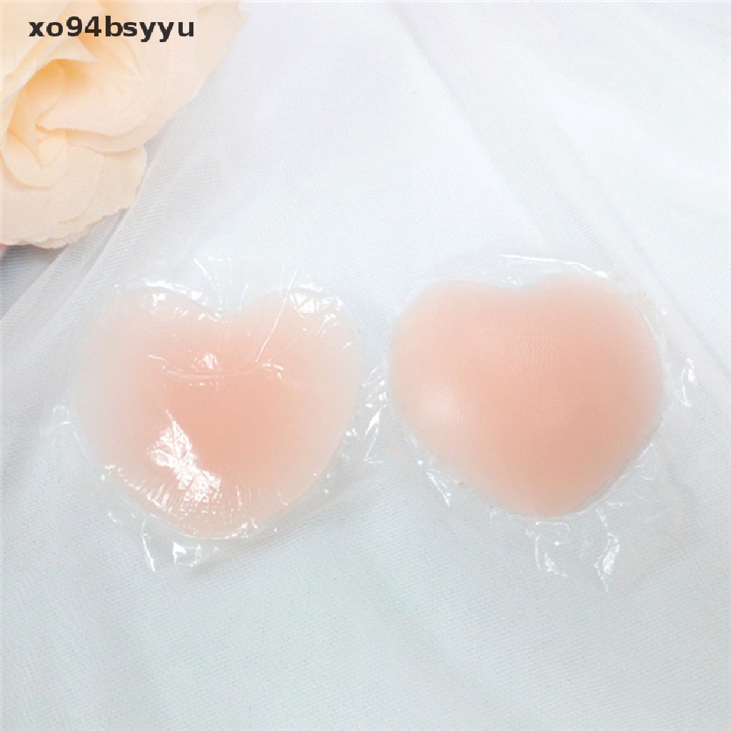 1 Cặp Miếng Dán Ngực Silicone Tự Dính Xo94Bsyu