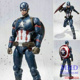 [MHĐ] Mô hình Figure Captain America Civil War SHF - Marvel