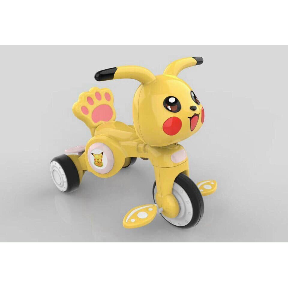 Xe ĐẠP 3 bánh PIKACHU có nhạc và đèn cho bé