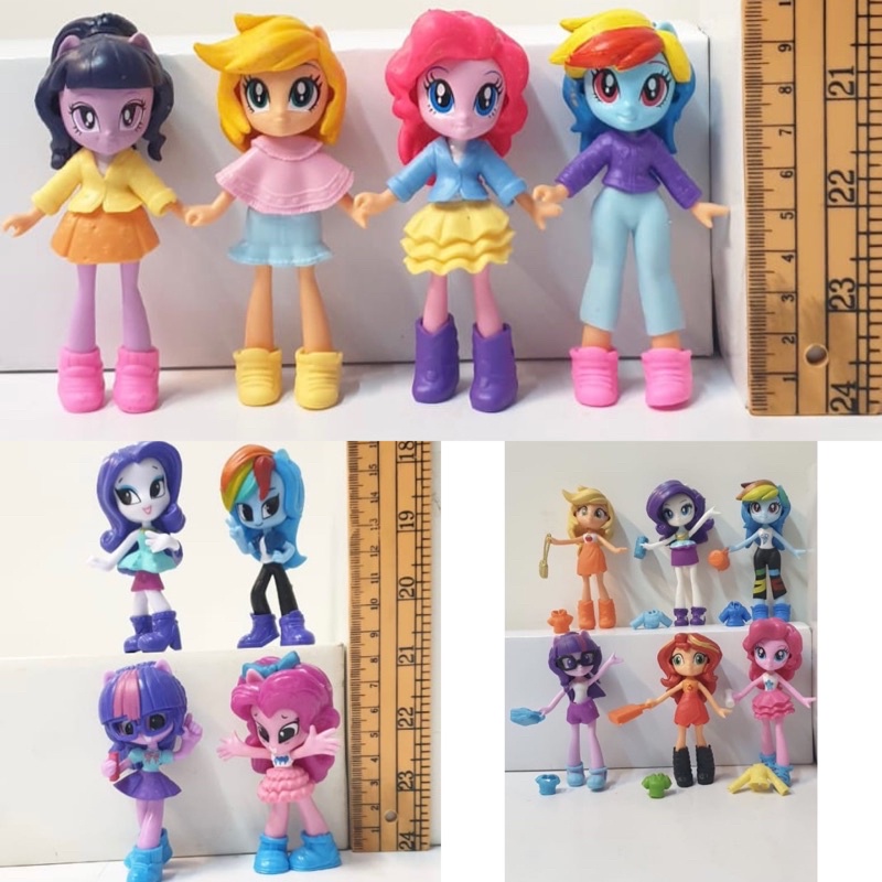 Bộ 4 Mô Hình Nhân Vật My Little Pony Trang Trí Bánh Kem