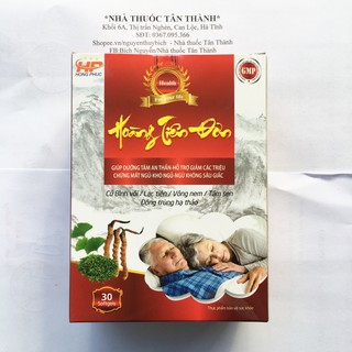 Hoàng Tiên Đơn giải pháp trị mất ngủ từ thiên nhiên hộp 30 viên