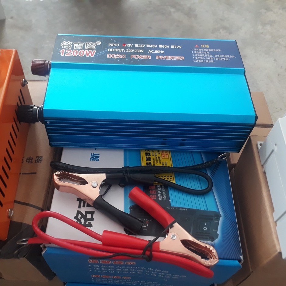 Bộ kích điện 12V lên 220V 1200W - 1200w Inverter 12V