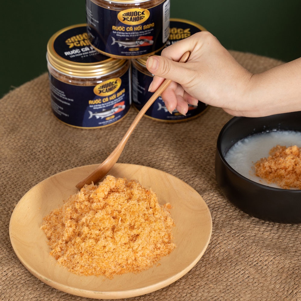 Ruốc cá hồi Sapa (hộp 100gram) - Hương vị thơm ngon tuyệt hảo của Sapa Food Vietnam | BigBuy360 - bigbuy360.vn