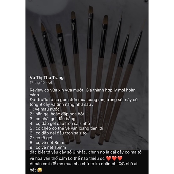 Lẻ Cọ Dingxi mẫu mới lông siêu mềm MaiAnhNails
