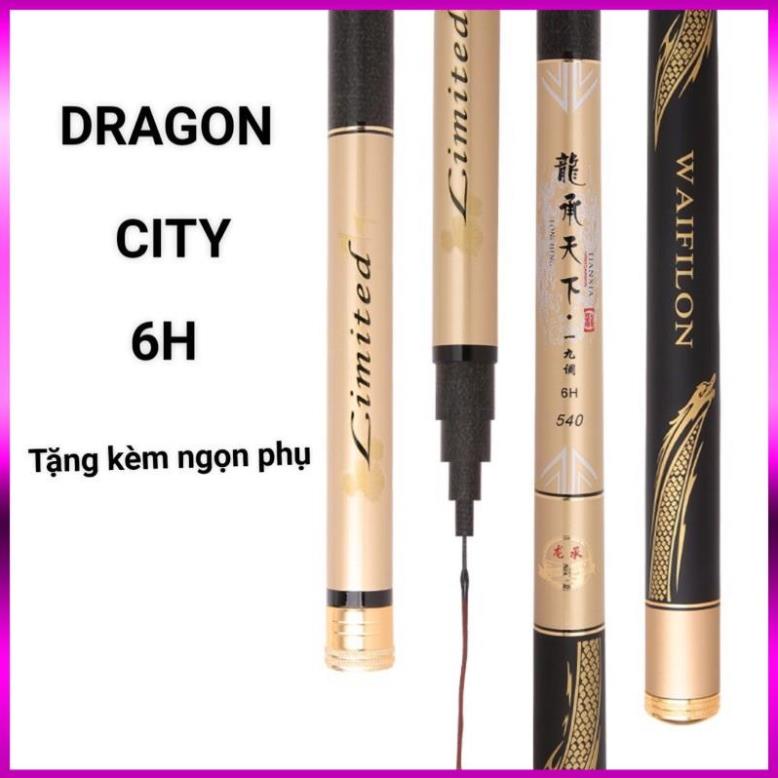 [Xả Kho 3 Ngày]  Cần câu tay Dragon City 6H tặng kèm đọt phụ