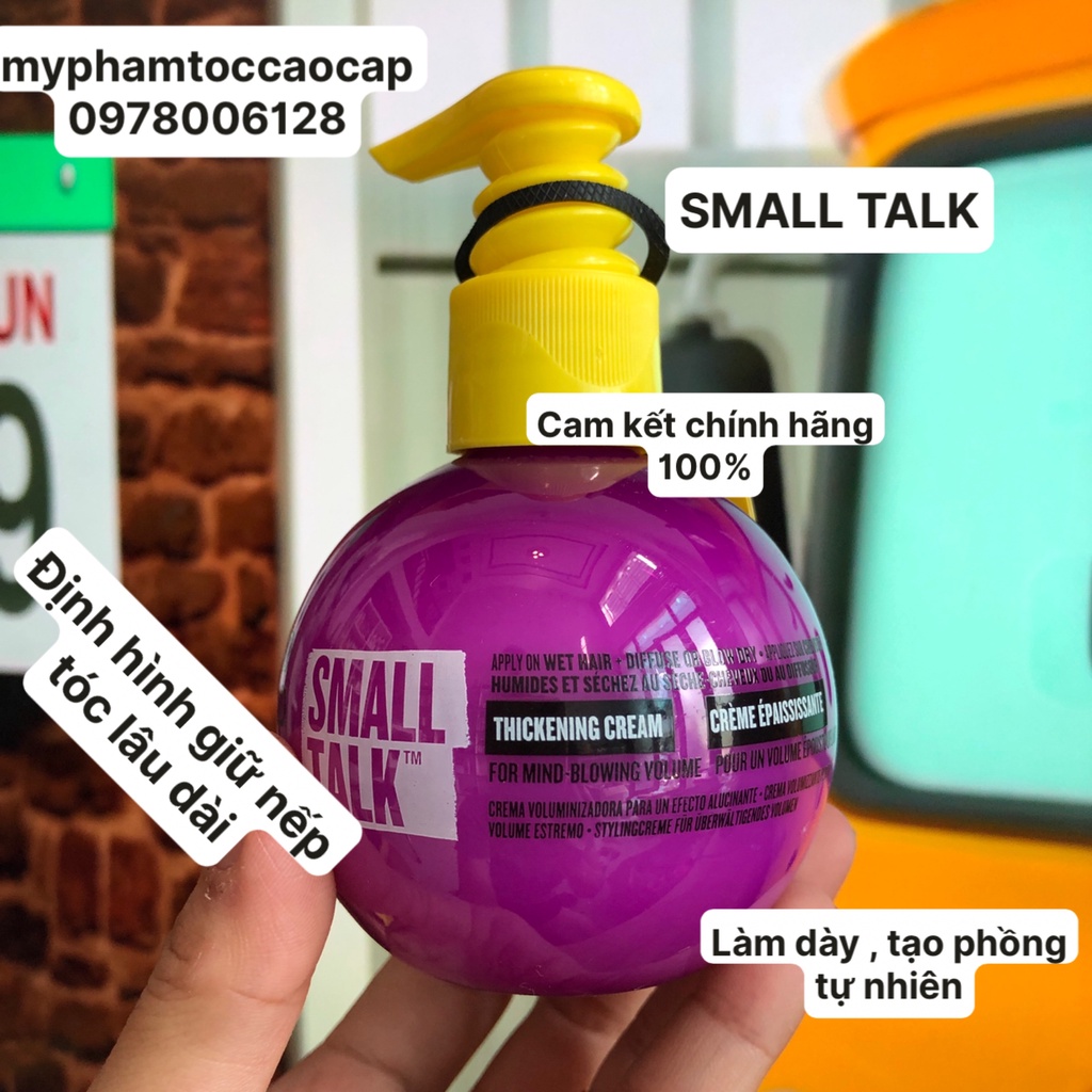 Wax tạo nếp tóc uốn Tigi Bed Head Small Talk 125ml ( New 2021 )