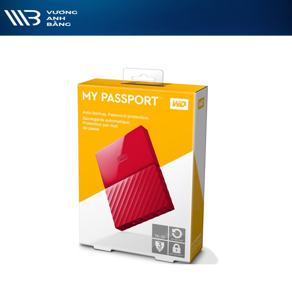 HDD Box WD MY PASSPORT 2.5” USB 3.0 - Hàng chính Hãng