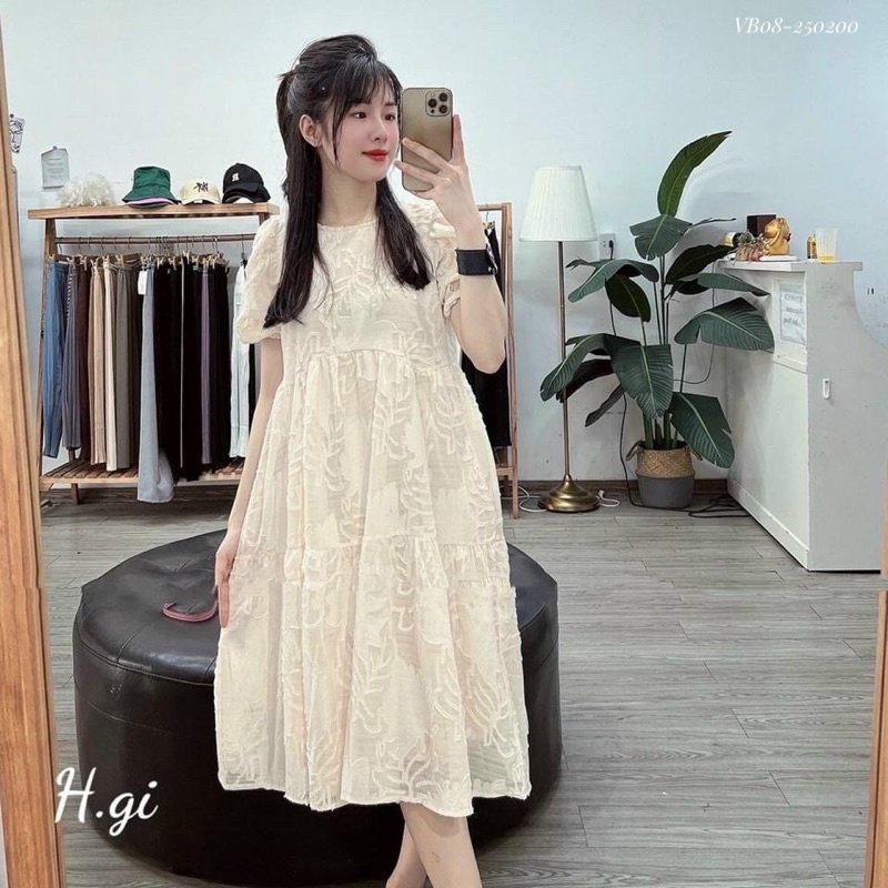 Váy Dập Ly Cho Con Bú V85