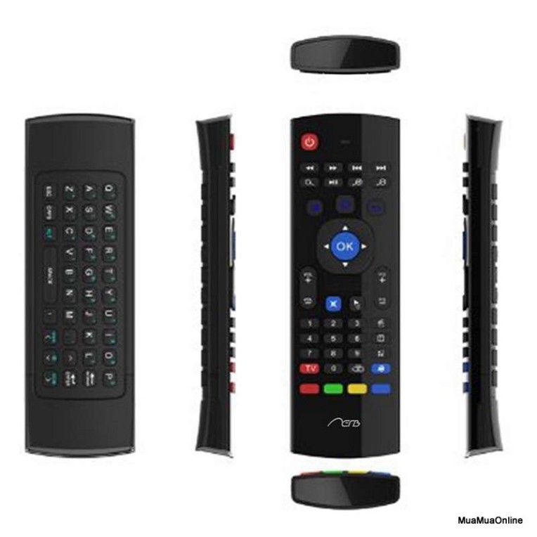 Chuột Bay Kiêm Bàn Phím Không Dây Và Remote Thông Minh Air Mouse Km800 (MX3) Cao Cấp