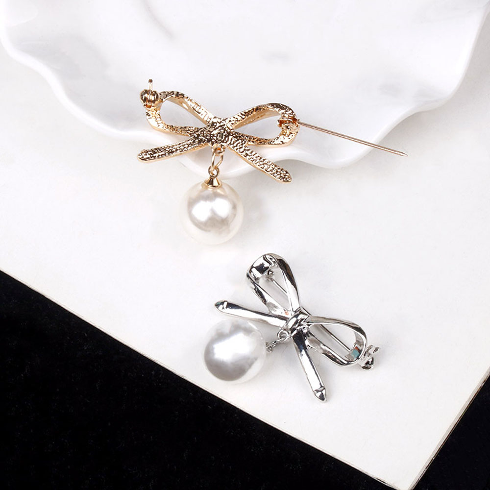 Ghim Cài Áo Hình Nơ Nhiều Màu Thời Trang Cho Nữ