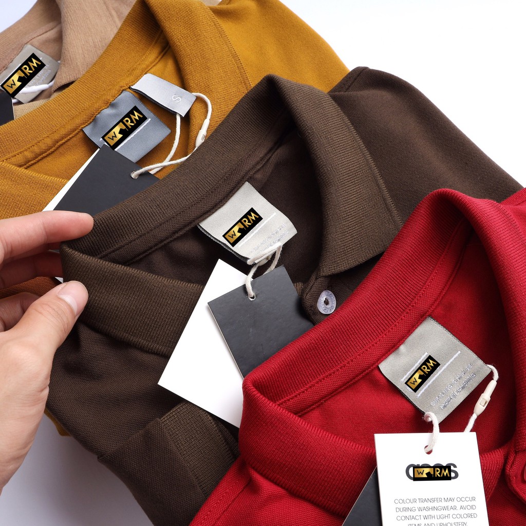 [ Freeship + Mã Giảm Giá 50K ] Polo Nam Trơn, Áo Polo Vải Cotton Cao Cấp 12 Màu Đơn Giãn Màu Trẻ Trung - W REAL M | BigBuy360 - bigbuy360.vn