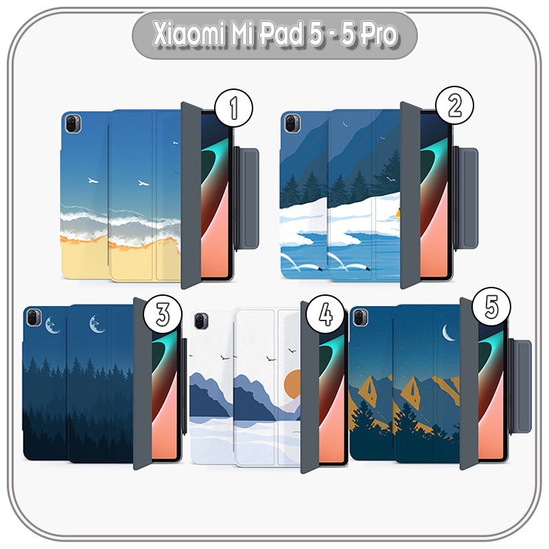 Bao da hít hình cho Xiaomi Mi Pad 5 - 5 Pro không viền, tự động khóa màn hình