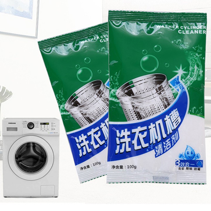 Bột tẩy rửa vệ sinh lồng máy giặt đa năng V2 làm sạch cực mạnh hiệu quả tức thì 100g youngcityshop 30.000