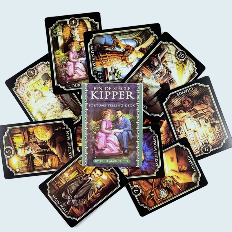 Fin De SieCle Kipper Oracle Bộ Thẻ Trò Chơi Fin De SieCle Kipper Oracle Vui Nhộn