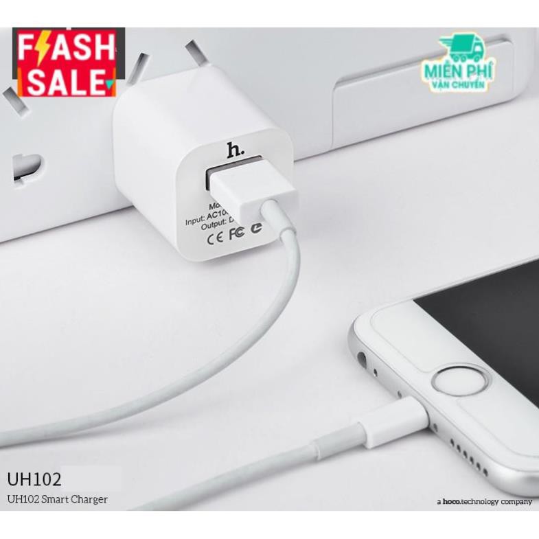 Củ sạc HOCO UH102 Chính Hãng Cao Cấp - Hỗ trợ sạc nhanh - 5V/1A