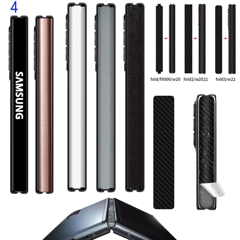 Miếng Dán Điện Thoại Dễ thương Samsung Galaxy Z Fold 4 5G Bản lề bảo vệ phim ZFold 3 Phim bảo vệ điện thoại di động ZFold 2 ZFold Miếng Dán W20 W21 W22 W23