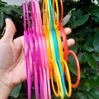 Cài tóc tai thỏ tròn màu