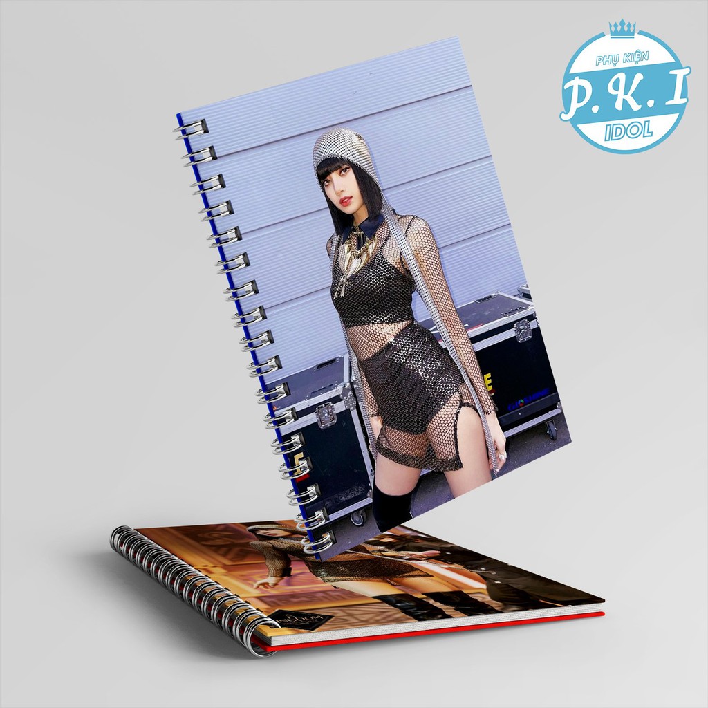 Sổ Còng Notebook In Hình Idol Lisa Blackpink - Kingdom