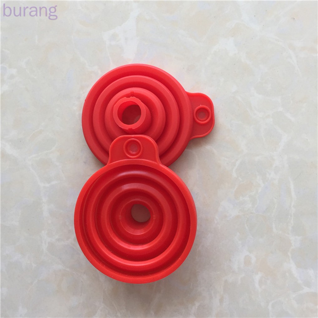 Phễu silicone cấp thực vật có thể gấp gọn an toàn tiện dụng cho nhà bếp