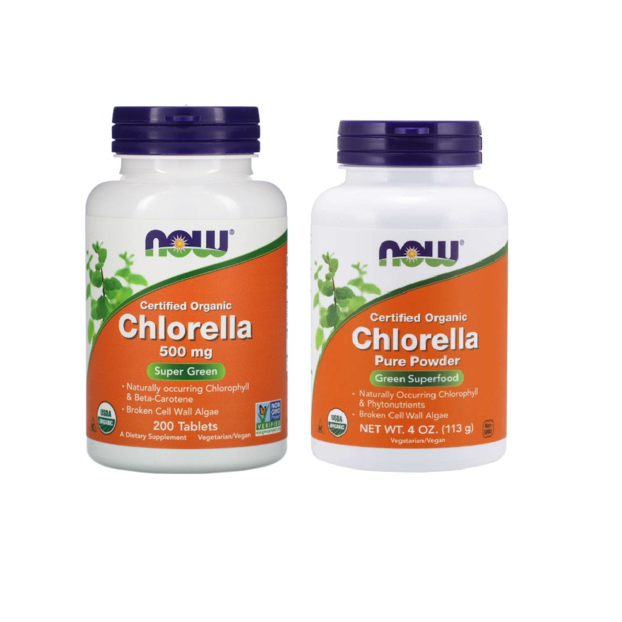 Tảo lục Chlorella (Dạng bột và viên)