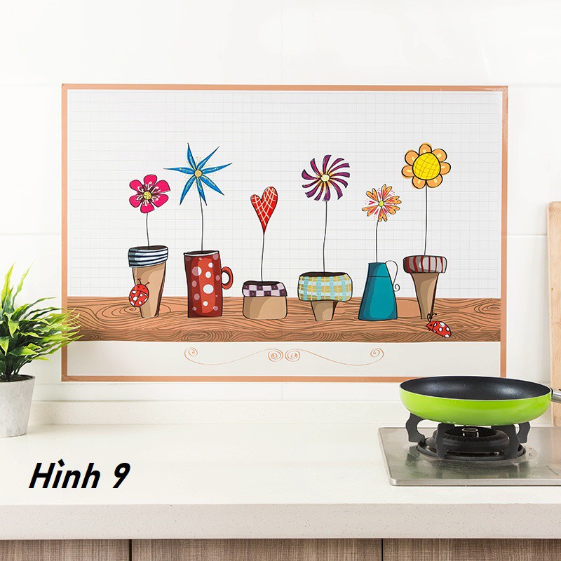 (MỚI) Decal dán tường nhà bếp cách nhiệt không bị ướt có thể lau chùi KNSTORE