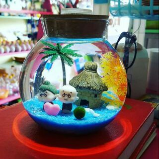 Set Đèn Led Marimo Tảo Cầu Nhật Bản