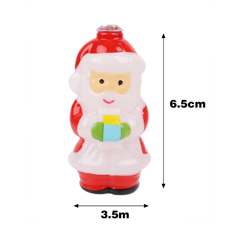 Dây Đèn LED 10 / 20 Bóng Hình Ông Già Noel Trang Trí Giáng Sinh