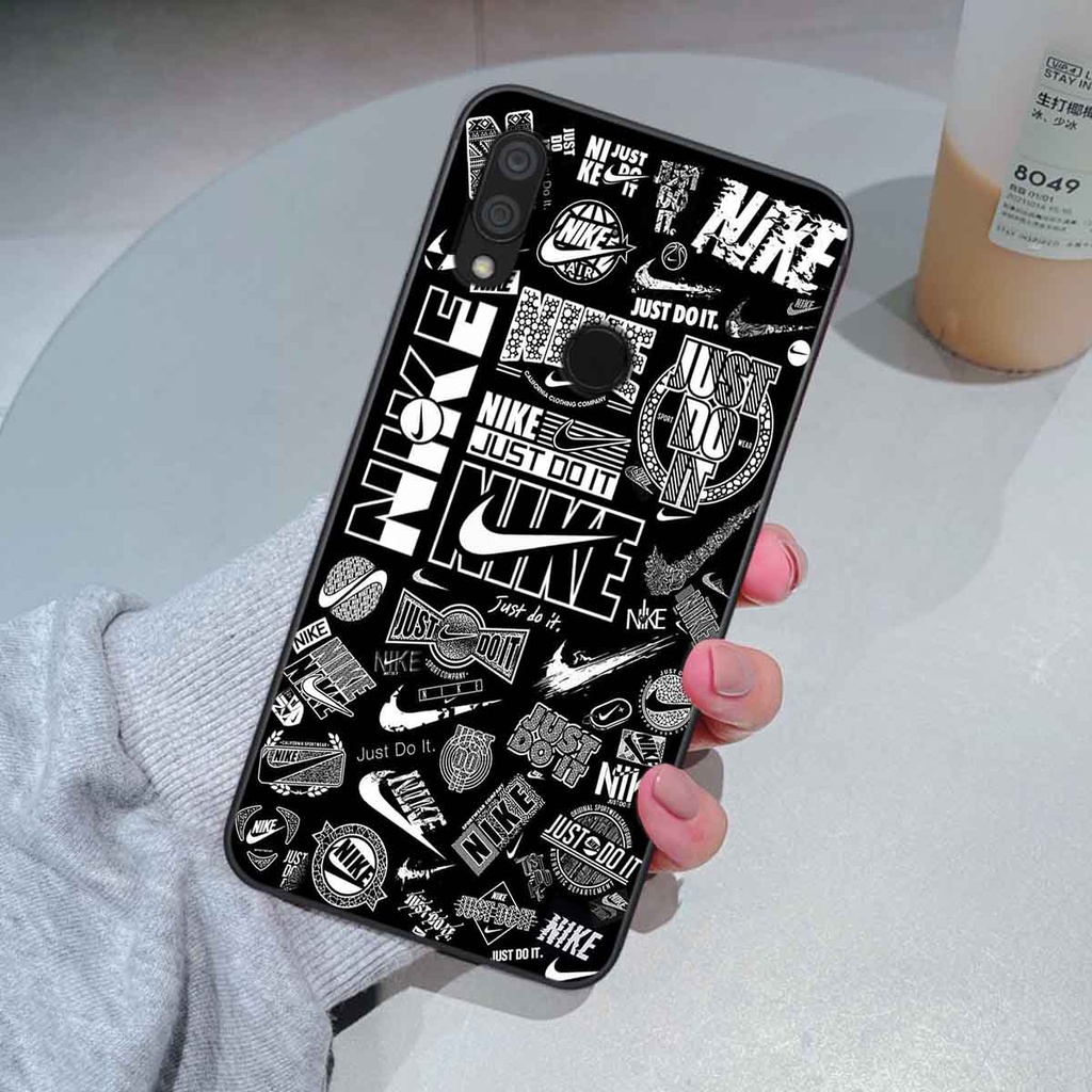 Ốp Xiaomi Redmi 7 in hình thương hiệu L.V, N.I.K.E cá tính, đẳng cấp