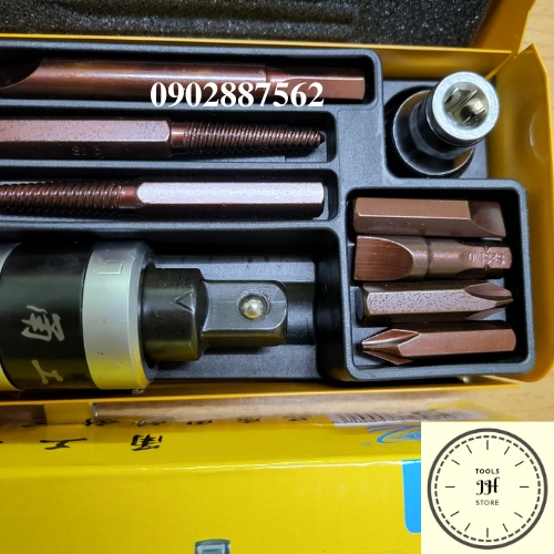 bộ vít đóng 12 chi tiết hàng cao cấp quảng châu thép không gỉ