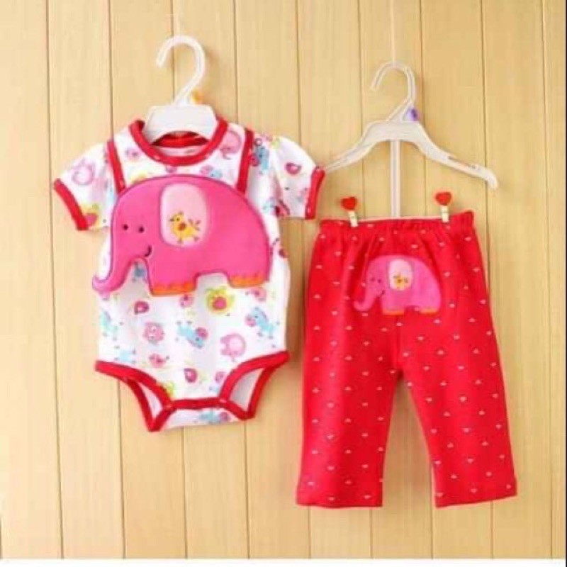 Sét Body 3 Chi Tiết Cho Bé Hãng Carter's Cotton 100% Tay Cọc Quần Dài Kèm Yếm 3D [ Cam kết hàng đẹp bán shop]