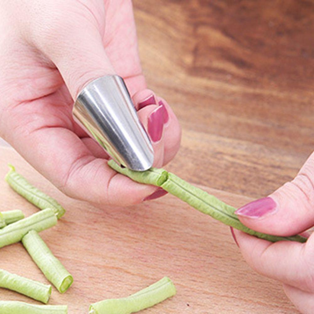 YIYU Dụng Cụ Bảo Vệ Ngón Tay Bằng Thép Không Gỉ Khi Cắt Thực Phẩm