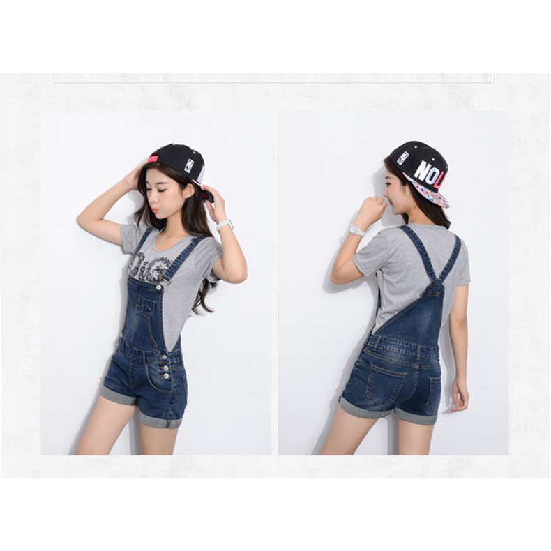 Quần đùi bò yếm co dãn | BigBuy360 - bigbuy360.vn