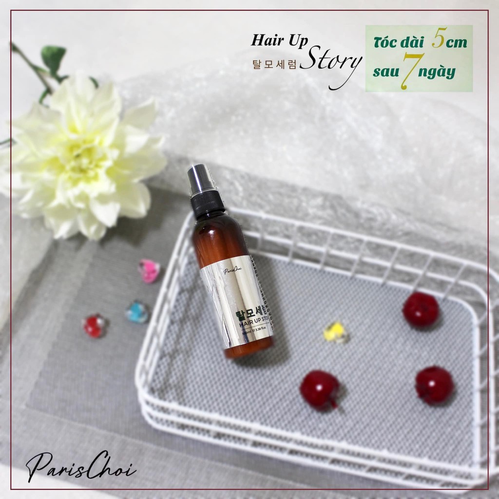 Serum xịt kích mọc và ngăn rụng tóc Hair Up Story Paris Choi