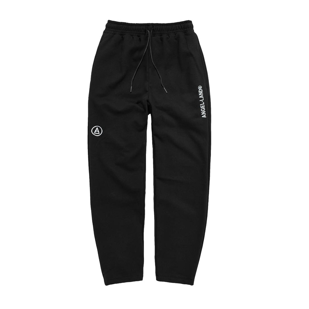 Quần Dài Angel-Land Logo Basic Black Pants - QAB
